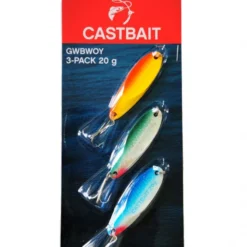 Akvarius Castbait (3pcs) -Goedkope Spin Hengel Winkel 10 GCHCr 5