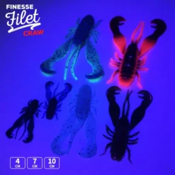 Finesse Filet Craw 4cm (7-pak) -Goedkope Spin Hengel Winkel 133353r 2