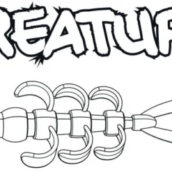 Quantum 4Street B-Ass Creature 6,3cm (7pcs) -Goedkope Spin Hengel Winkel 22 3580002r 6