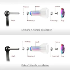 Gomexus TPE Knob -Goedkope Spin Hengel Winkel A27TPCJr 6