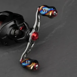 Gomexus Crank Handle W/Titanium Galaxy Knob -Goedkope Spin Hengel Winkel BS100T22GDX2r 3