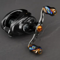 Gomexus Crank Handle W/Titanium Galaxy Knob -Goedkope Spin Hengel Winkel BS100T22GDX2r 4