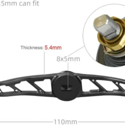 Gomexus Thicken Power Handle -Goedkope Spin Hengel Winkel BS110H27BKBK1r 4