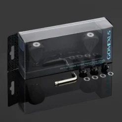 Gomexus 110mm Aluminium Handle With 35mm TPE Knob -Goedkope Spin Hengel Winkel BS110HTE35BKTNr 8