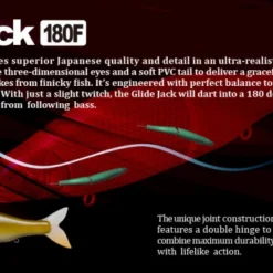 Fish Arrow Glide Jack 180F -Goedkope Spin Hengel Winkel FA 4573251342336r 3