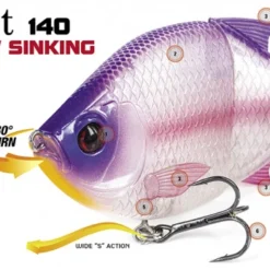 Molix Glide Bait 140 Slow Sinking -Goedkope Spin Hengel Winkel GB140SS r 2