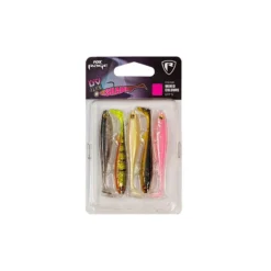 Fox Rage Slick Shad UV Mixed Colour Pack 5-pak