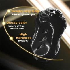 Gomexus Smoke Jedi Series 22mm Titanium Knob - Smoke -Goedkope Spin Hengel Winkel T22STSK 5